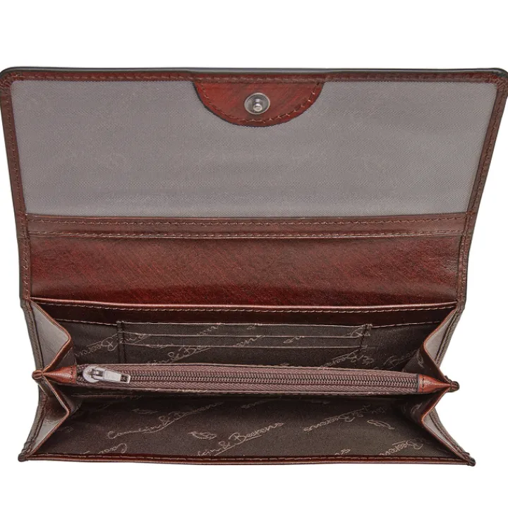 Rfid Portemonnees|Leren Portemonnees>Castelijn & Beerens Rien Ladieswallet RFID cognac
