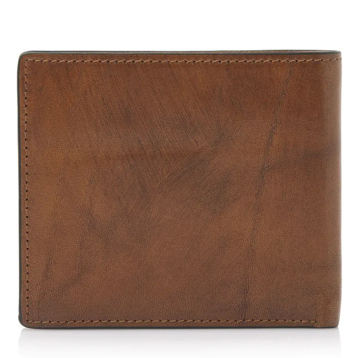 Rfid Portemonnees|Leren Portemonnees>Castelijn & Beerens Rien RFID Portemonnee 8cc natural