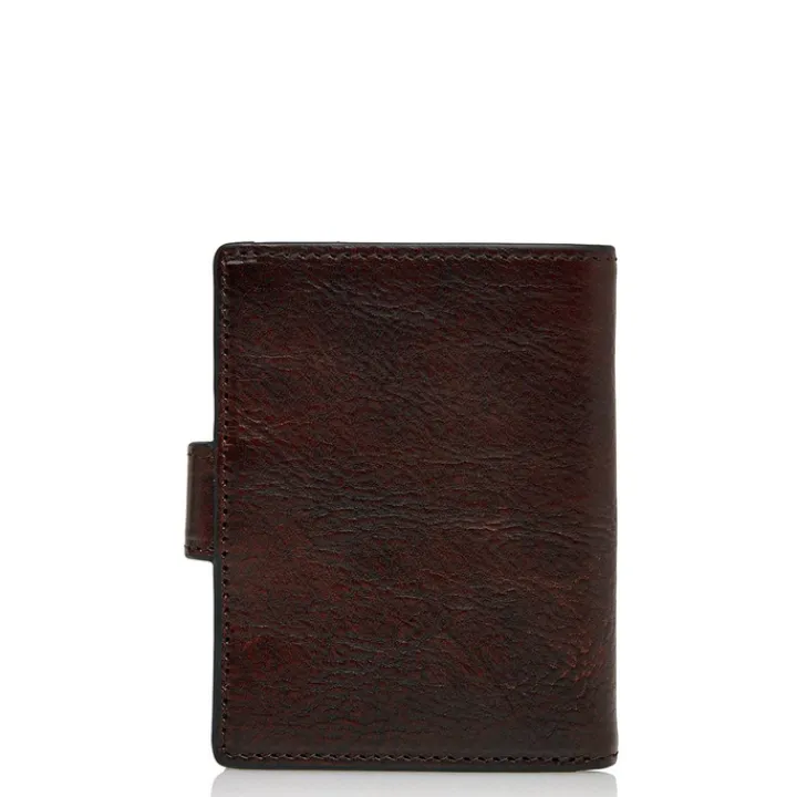 Rfid Portemonnees|Leren Portemonnees>Castelijn & Beerens Rien RFID Mini Wallet 10cc cognac