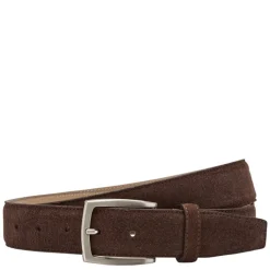 Riemen>Castelijn & Beerens Suede Herenriem mocca