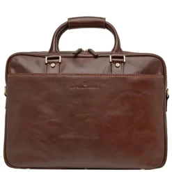 Aktetassen|Herentassen>Castelijn & Beerens Verona Business Laptoptas 15.6" mokka