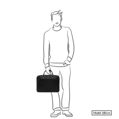 Herentassen|15.6 Inch Laptoptassen>Castelijn & Beerens Verona Business Laptoptas 15.6" mocca