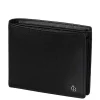 Rfid Portemonnees|Leren Portemonnees>Castelijn & Beerens Vita Billfold 11 Creditcards zwart