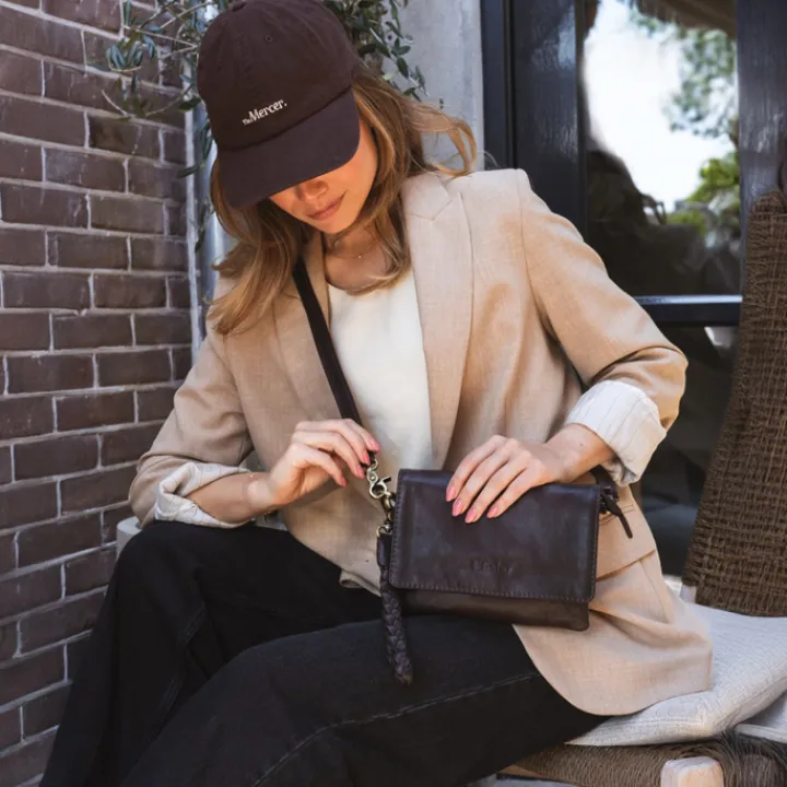 Schoudertassen|Crossbody>Chabo Borneo Style chocolate