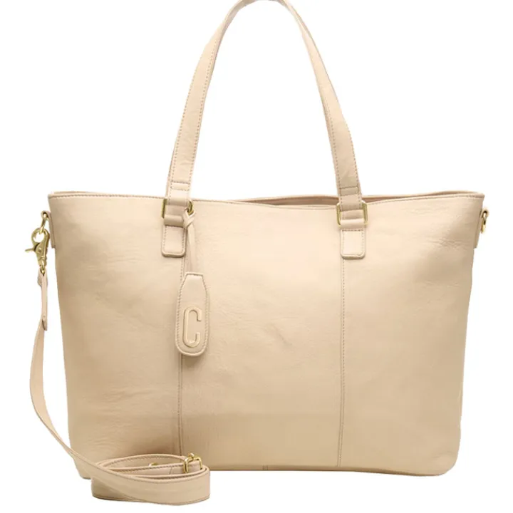 17.3 Inch Laptoptassen|Laptop Schoudertassen>Chabo Business Bag 17.3" creme