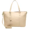 Dames Schooltassen|Schooltas Shoppers>Chabo Business Bag 15.6" creme