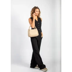 Schoudertassen|Handtassen>Chabo Campbell Handbag creme