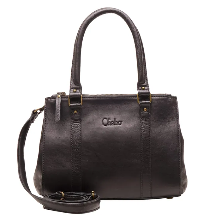 Schoudertassen|Handtassen>Chabo Como Classic chocolate