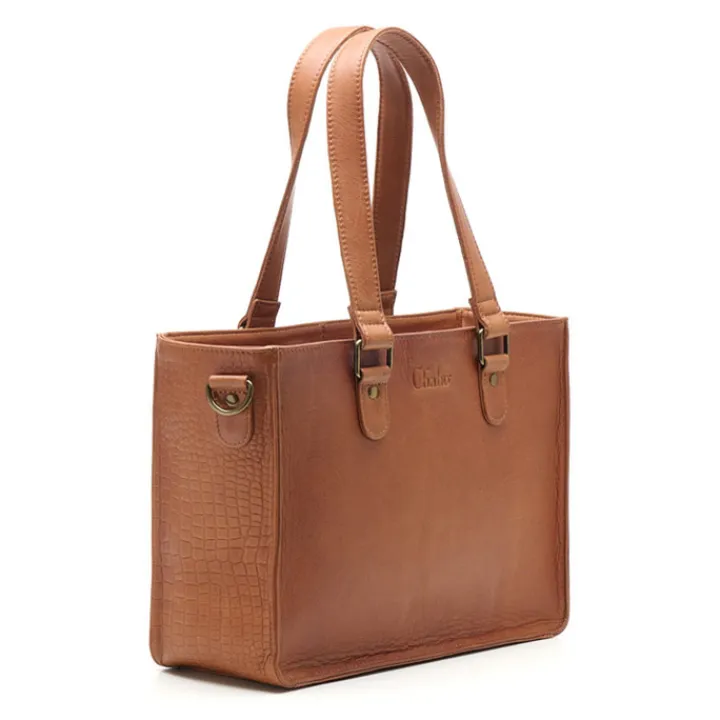Schoudertassen|Handtassen>Chabo Costa Square Classic camel