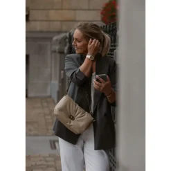 Schoudertassen|Handtassen>Chabo Diva Small taupe
