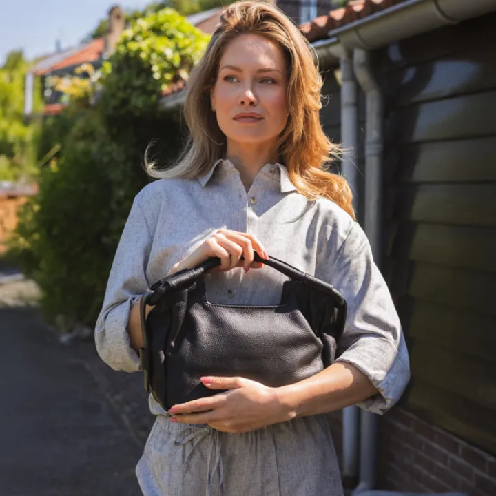 Schoudertassen|Handtassen>Chabo Handsome Handbag black