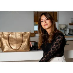Shoppers|Fashion Tassen>Chabo Metallic Shopper metallic copper