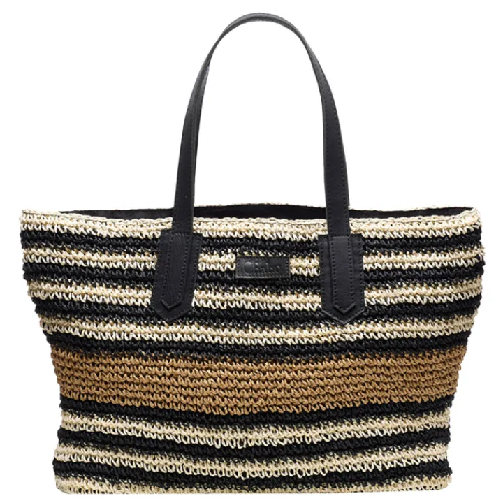 Shoppers|Fashion Tassen>Chabo Raffia Shopper Capri multi