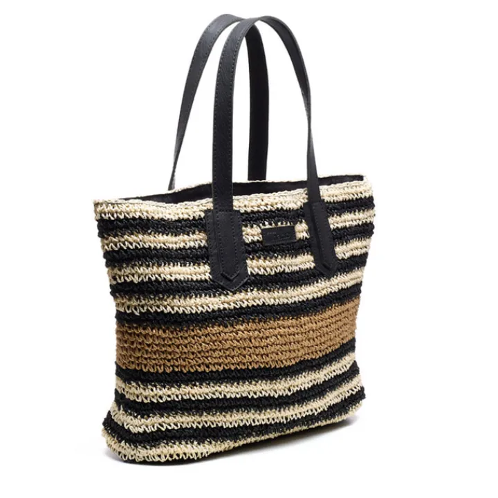 Shoppers|Fashion Tassen>Chabo Raffia Shopper Capri multi