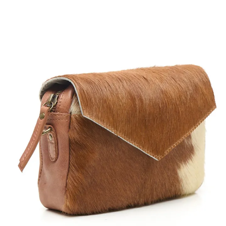 Schoudertassen|Crossbody>Chabo Rio Romy Hair-On camel