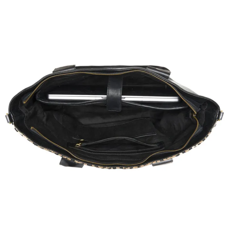 Shoppers|Schoudertassen>Chabo Romio Jaquard Shopper 14" black
