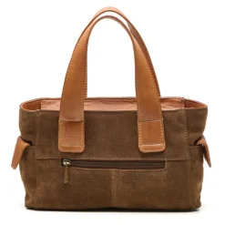 Schoudertassen|Handtassen>Chabo Suede Sophie cognac