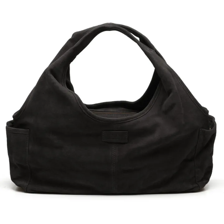Schoudertassen|Fashion Tassen>Chabo Suede Sophie Mini Shopper black