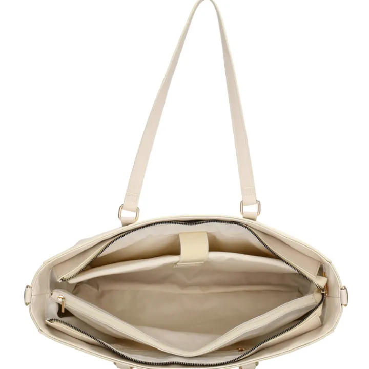 Schoudertassen|Fashion Tassen>Charm London Birmingham II Shoulderbag 15.6" crème