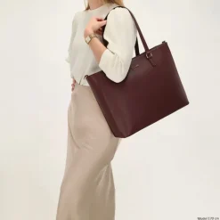 Shoppers|Schoudertassen>Charm London Birmingham Shopper red