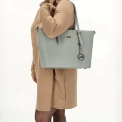 Shoppers|Schoudertassen>Charm London Birmingham Shopper lightgrey