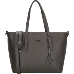 Shoppers|Schoudertassen>Charm London Birmingham Shopper grey