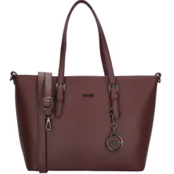 Shoppers|Schoudertassen>Charm London Birmingham Shopper red