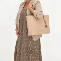 Dames Schooltassen|Schooltas Shoppers>Charm London Birmingham Shopper lightpink