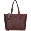 Dames Schooltassen|Schooltas Shoppers>Charm London Birmingham Shopper red