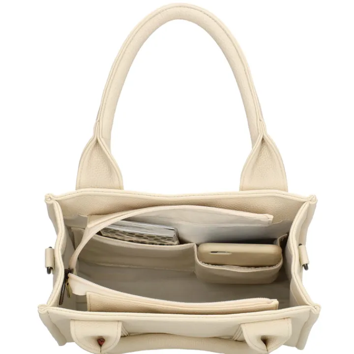Schoudertassen|Handtassen>Charm London Bond Handbag broken white