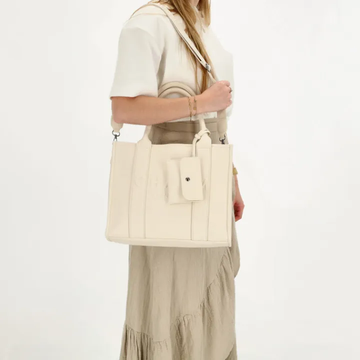 Shoppers|Schoudertassen>Charm London Bond Shopper broken white