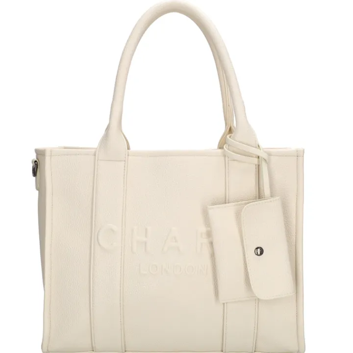 Shoppers|Schoudertassen>Charm London Bond Shopper broken white