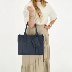 Shoppers|Schoudertassen>Charm London Bond Shopper blue