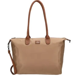 Dames Schooltassen|Schooltas Shoppers>Charm London Buckingham Laptopbag taupe