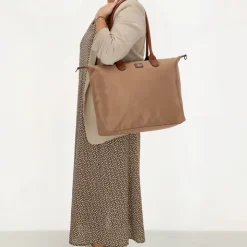 Dames Schooltassen|Schooltas Shoppers>Charm London Buckingham Laptopbag taupe