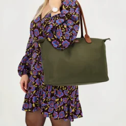 Dames Schooltassen|Schooltas Shoppers>Charm London Buckingham Laptopbag olive green
