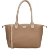 Shoppers|Schoudertassen>Charm London Buckingham Mono Shopper lichttaupe