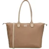 Dames Schooltassen|Schooltas Shoppers>Charm London Buckingham Mono Laptopbag lichttaupe