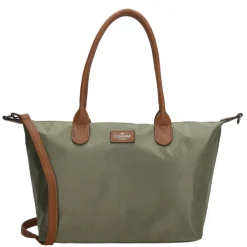 Shoppers|Schoudertassen>Charm London Buckingham Shopper olijfgroen