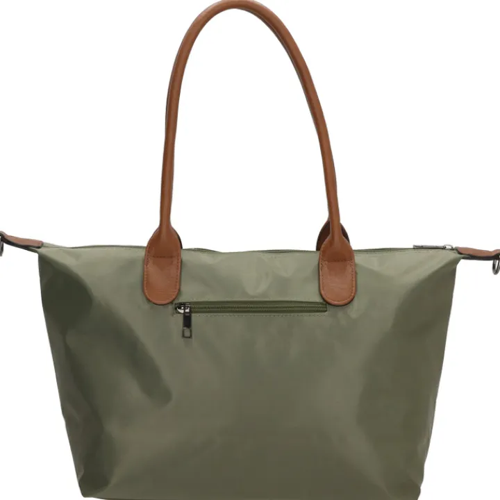 Shoppers|Schoudertassen>Charm London Buckingham Shopper olijfgroen