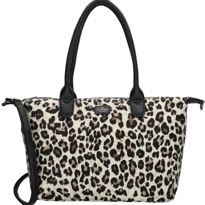 Shoppers|Schoudertassen>Charm London Buckingham Shopper beige