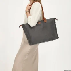 Dames Schooltassen|Schooltas Shoppers>Charm London Buckingham Shoulderbag grey