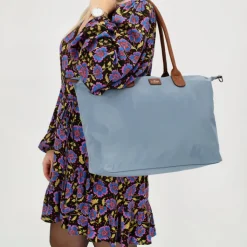Dames Schooltassen|Schooltas Shoppers>Charm London Buckingham Shoulderbag steelblue