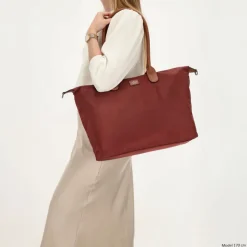 Dames Schooltassen|Schooltas Shoppers>Charm London Buckingham Shoulderbag red