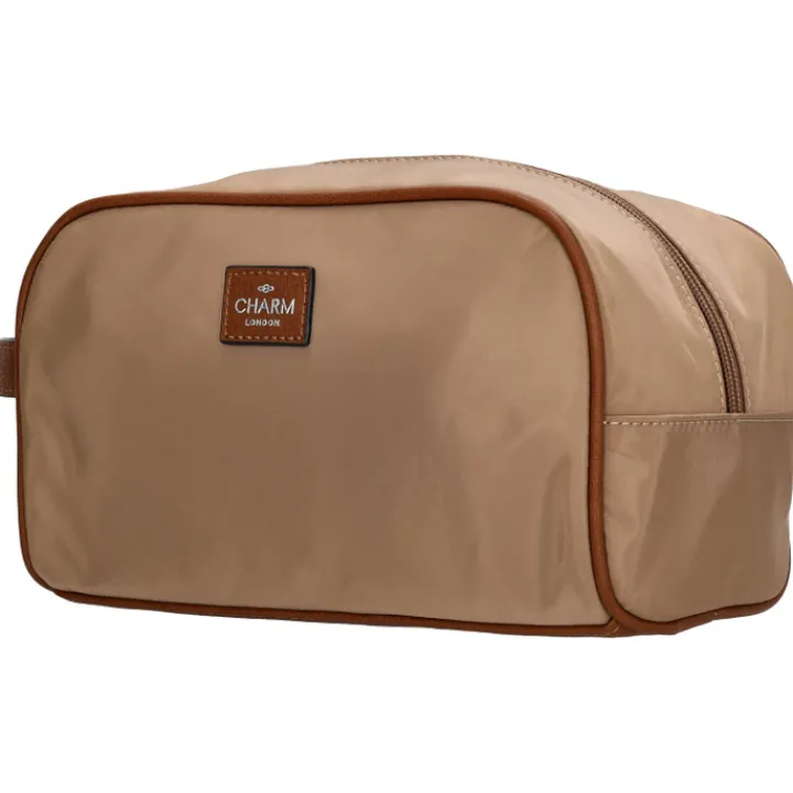 Toilettassen>Charm London Buckingham Toiletbag taupe