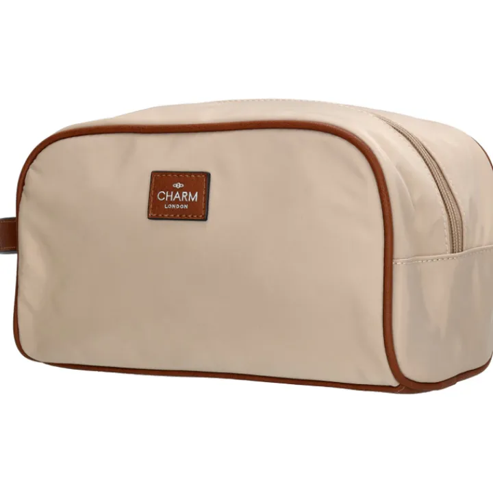 Toilettassen>Charm London Buckingham Toiletbag sand