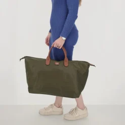 Dames Reistassen|Weekendtassen>Charm London Buckingham Travelbag olivegreen