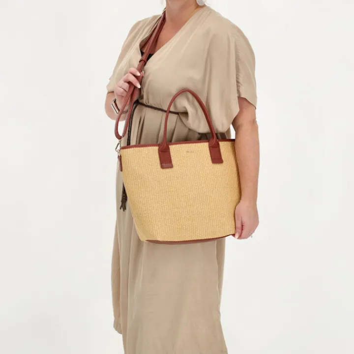 Schoudertassen|Handtassen>Charm London Cadorna Handbag cognac