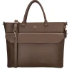 Dames Schooltassen|Schooltas Shoppers>Charm London Cambridge Laptopbag mocha