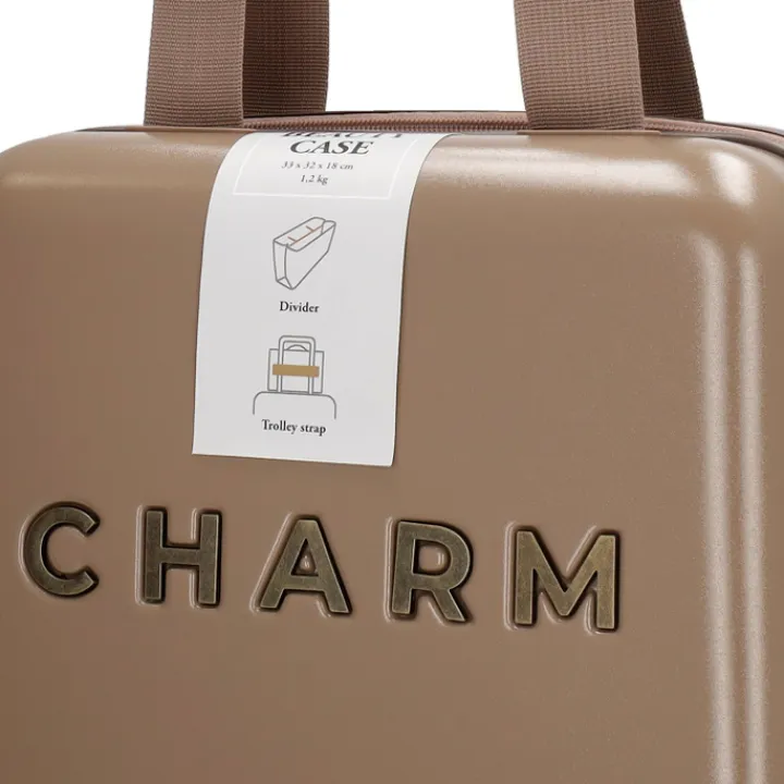 Beautycases>Charm London Capetown Beautycase taupe